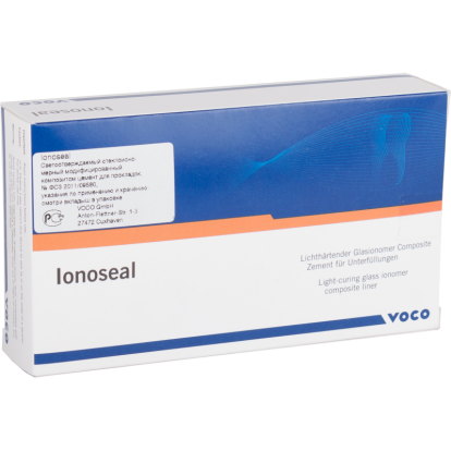 Ионосил / Ionoseal - стеклоиономерный цемент для пломбирования, прокладочный материал (4г), VOCO / Германия