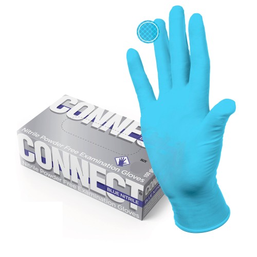 Перчатки CONNECT  ULTRA  нитриловые, XS  текстурированные   (100пар) ЧЗ