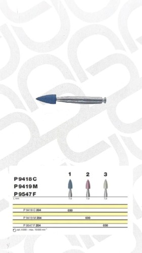 Полировочный бор по керамике 1-я ступень / P 9418 C 204.030, Drendel + Zweiling DIAMANT GmbH, Германия